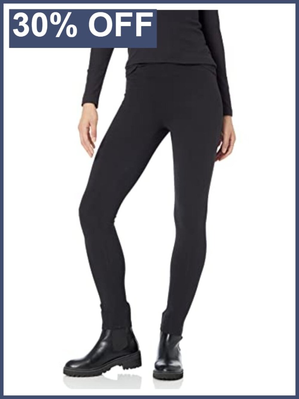 Women's Slim Fit Cotton Viscose Stretch Leggings Pull On